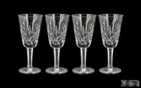 Waterford - Superb Set of 4 Cut Crystal