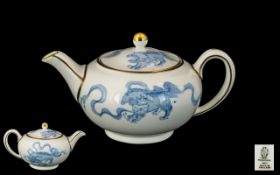 A Rare Wedgwood Chinese Tigers Blue And