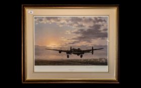 Aircraft Interest - Edmunds War Plane Limited Edition Signed Print 'Night Mission Ahead' by Keith