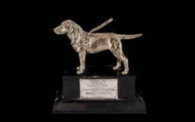 Gratitude Trophy Presented to Snowy Farr from The Guide Dogs for the Blind Association.