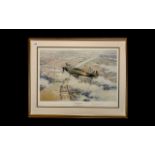 Aircraft Interest - Edmunds War Plane Limited Edition Signed Print 'Defence of the Realm' by Robert