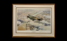 Aircraft Interest - Edmunds War Plane Limited Edition Signed Print 'Defence of the Realm' by Robert