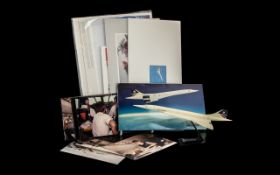 Concorde Souvenir Pack including model of Concorde, pack includes photographs of cockpit,