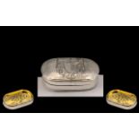 George III - Superb Quality Sterling Silver Vinaigrette by Samuel Pemberton.