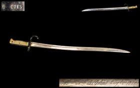 A French Bayonet & Scabbard dated 1871. No G1713.