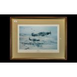 Aircraft Interest - Edmunds War Plane Limited Edition Signed Print 'Moral Support' by Robert Taylor,