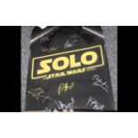 Star Wars Solo A3 Studio Promo Signed By Cast &amp; Crew This item is very special indeed,