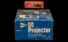 Camera Interest - Boots IQ Projector. A Boxed Boots IQ Projector. Together With A Boots Slide