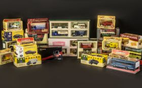 A Collection of Diecast Models to include, Days Gone home farm dairy advertising truck,