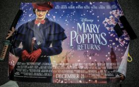 Mary Poppins Returns First Edition Quad Poster Signed This item is very special indeed,