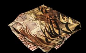 Jaqmar Vintage Scarf - stunning Pietro Arnnigni Firenze Paesaggio Affresco by Jacqmar.