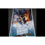 Star Wars The Empire Strikes Back Promo Maxi Poster Signed By Main Cast This item is very rare &amp;