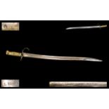 A French Bayonet & Scabbard dated 1871. No. L83420.