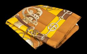 Hermes Scarf - Paris Cliquette Design by Julia Abadie.