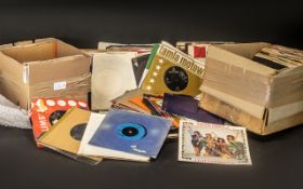 A Collection of Approx 192 Singles - artists to include, The Police, The Beatles, David Bowie,