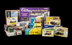 A Collection of Corgi Diecast Models comprising two Ltd edition Barton Hopewells for Furniture