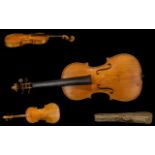 German Late 19th Century Copy of a Stradivarius Good Quality Violin. c.