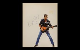 George Michael Autograph on ' The Faith ' Tour Programme. Dated 1988.