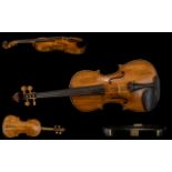 Allessandro Galliano Fyne Quality Violin with Two Violin Bows and Case.