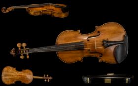 Allessandro Galliano Fyne Quality Violin with Two Violin Bows and Case.