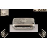 Victorian Period Combined Silver Vesta Snuff Box. Hallmark for London 1867, Makers Mark for B.