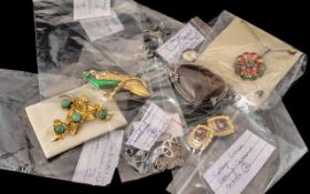 Collection of Vintage Jewellery including silver and designer items,