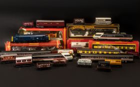 Collection of Hornby Model Railway Carriages, in boxes,