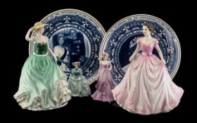 Two Royal Doulton Figures 'Hope' HN 4097 and 'Emily' HN 4093,