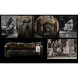 A Collection of Approx 80 Magic Lantern Slides Egyptian Scenes to Include in black fitted box