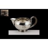 Danish - 20th Century Contemporary Designed Sterling Silver Milk Jug of Excellent Proportions and