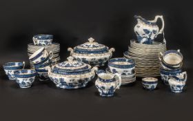 Large Collection of Booths 'Real Old Willow' Blue & White China,