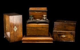 Collection of Wooden Boxes,