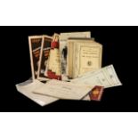 Collection of Antique Documents & Ephemera comprising: Court Summons, Manchester,