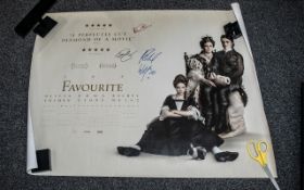 The Favorite First Edition Quad Poster Full Cast Signed This item is very special indeed,