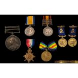 A Family Group Queens South Africa Medal with three clasps Wittebergen,