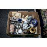 Box of Collectible Glass & Ceramic Items