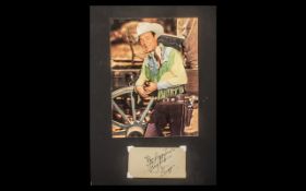 Roy Rogers Autograph 1950's, Loosely Mou