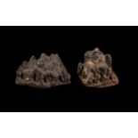 Natural History Rock Interest. A Pair of