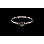 Clogau Silver, Gold and Opal Bracelet wi