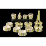 Midwinter 21 Piece Assorted Set Yellow a