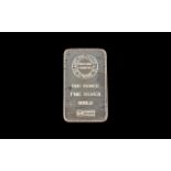 Sharps Pixley & Co Bullion Brokers - One Ounce Fine Silver Bar .999-0.