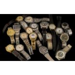 Twenty Various Gentlemens Vintage Wristwatches,