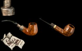 Two Irish Peterson Briarwood Pipes, one, Supreme Models No.