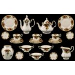 Royal Albert 'Old Country Roses' Dinner/Tea Service, comprising: Tea Service: 8 x cups,