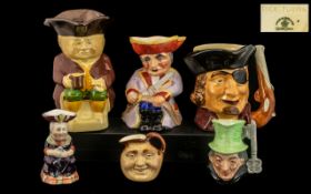 An Excellent Collection of Small & Miniature Toby & Character Jugs some scarce (Martha Gunn No.