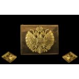 Rare WW1 Austro-Hungarian KuK Military Belt Buckle with the Arms of the Austro-Hungarian Empire