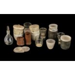 Box of Glass & Pottery Science Laboratory Measures (approx 20 pieces) including small glass