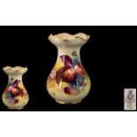 Royal Worcester Signed and Hand Painted Vase ' Fallen Fruits ' Raspberries and Blueberries,