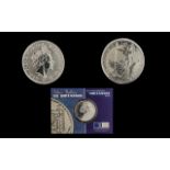 Royal Mint Ltd Edition 2 Pound Silver Britannia Coin - Issue Limit 100,000, Silver 958.