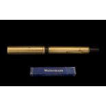 Waterman's Rolled Gold Fountain Pen in box, with 14k nib.